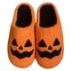 thumbnail image 5 of Zapatillas de felpa para hombre y mujer zapatos acogedores con cara de fantasma zapatillas de esqueleto regalos de Halloween, 5 of 8