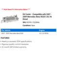 thumbnail image 2 of Oil Cooler - Compatible with 2007 - 2009 Mercedes-Benz R320 3.0L V6 Diesel 2008, 2 of 2