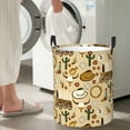 thumbnail image 4 of Goofa Wild West Cowboy Printed Circular Hamper,Laundry Basket with Handles,Storage Baskets Foldable,Large Capacity Laundry Hamper-Medium, 4 of 8
