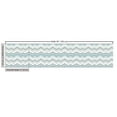 thumbnail image 3 of Ambesonne Chevron Fabric by the Yard Upholstery, Ethnic Continuous Zigzag, 5 Yards, Pale Slate Blue and White, 3 of 5