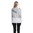 thumbnail image 5 of EFINNY Women's Pullover Hoodie Sweatshirts Casual Tops Long Sleeve Color Block Patchwork Pullover Sweatshirt Knit Tops, 5 of 6