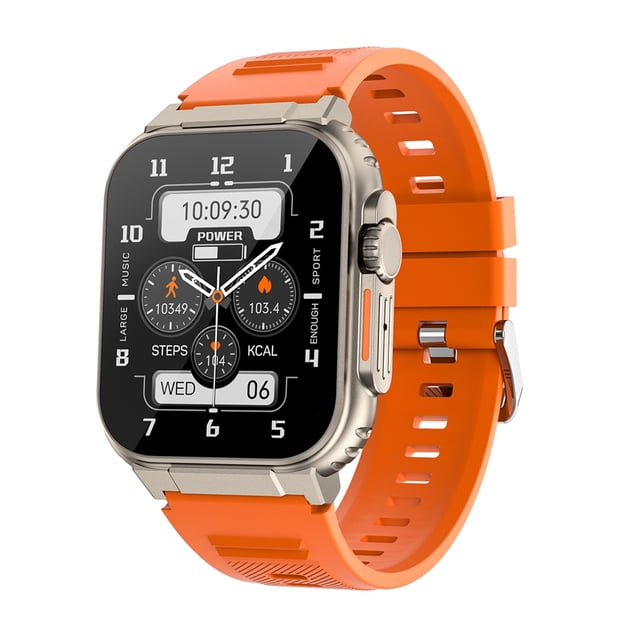 Reloj inteligente A70 de 1,96 pulgadas IP68, reloj deportivo resistente al agua BT5.0, reloj inteligente, rastreador de Fitness, reloj multifuncional