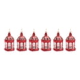 thumbnail image 3 of Melrose International LLC Lantern Ornament (Set of 6) 5.5"H Glass, 3 of 4
