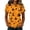 Yellow, variant on Halloween Tops for Women Short Sleeve Crewneck Witch Print T Shirts Funny Halloween Costume Party Top