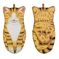 thumbnail image 2 of Cat Oven Mitts (One pair) - Cat Kitchen Baking Gloves Oven Mits - Cat Glove Cat Oven Mit - Oven Mitts Cat Pot Holders, 2 of 6