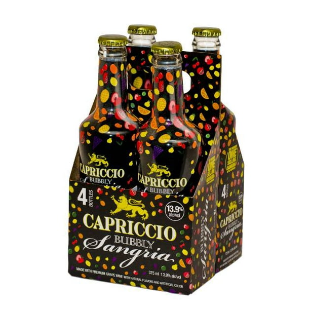 Capriccio Red Sangria 4 pack 375ml - Walmart.com - Walmart.com