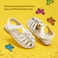 thumbnail image 4 of DREAM PAIRS Girls Sandals Closed-Toe Sandals with Interchangeable DIY Flower Dress Summer Shoes Toddler/Little Kid, 4 of 6