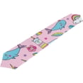 thumbnail image 5 of Coolnut 13"x90" Rectangle Cute Unicorn Llamas On Pink Printed Table Runner for Wedding Birthday Holiday, 5 of 7