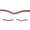 Black, variant on Majestic Ally Curved Crystal Padded Premium Leather English Browband for Horse Bridle