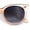 Beige - Smoke, variant on Womens Large Gothic Cat Eye Retro Plastic Sunglasses / Beige Frame - Gradient Black Lens