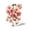 D, variant on Static Cling Window Stickers Reusable Translucent Film Floral Design No Glue Easy Apply Home Classroom Seasonal Glass Decor