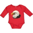 thumbnail image 3 of Inktastic Bald Eagle Boys or Girls Long Sleeve Baby Bodysuit, 3 of 5