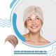 thumbnail image 4 of Qarigey Turbante ajustable de estilo Simple para la cabeza, atractivo, transpirable, para el cuidado del cabello, adornos para el capó, turbantes para Type2 NO2 Qarigey AP008223-06, 4 of 6