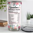 thumbnail image 4 of Grandma Tumbler 20oz Grandma Gift Nana Cup Stainless Steel Insulated Tumblers Coffee Travel Mug Best Grandma Gifts for Mothers Day Birthday Christmas, 4 of 6