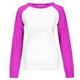 thumbnail image 7 of Dyegold Womens Sweat Shirts Ladies Cute Comfy Color Block Pullover Tops Girls Fashion Hoodies For Women Y2K Clothes Plus Size ​Christmas ​Pullover Sweatshirt ​Holiday Gift Finder, 7 of 7