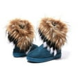thumbnail image 2 of MAYZERO Women's Warm Faux Fur Lined Mid Calf Winter Snow Boots, 2 of 5