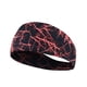 thumbnail image 5 of Diademas deportivas para hombres y mujeres (paquete de 5), banda para el sudor que absorbe la humedad, bandas elásticas anchas para el cabello, banda para el sudor de entrenamiento para homb, 5 of 5