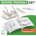 thumbnail image 3 of Set de cortaúñas Healthy Seniors Easy Grip para uñas gruesas, 3 of 6