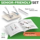 thumbnail image 3 of Set de cortaúñas Healthy Seniors Easy Grip para uñas gruesas, 3 of 6
