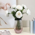 thumbnail image 3 of bestolf Real Touch Artificial Rose Flower 24.8" Long Stem Fake Rose Flower Realistic Big Bloom Rose Bouquet for Wedding Party Floral Arrangement Home Kitchen Vase Decor, 3 of 8
