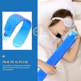 thumbnail image 3 of OULII clear hot water bag Hot Water Bag Plastic 1Pcs Blue for Heat Preservation, 3 of 7
