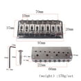 thumbnail image 2 of unbranded Para Guitarra De De Metal Plateado Con Superficie Lisa Y Resistente Para Bajo, 2 of 7