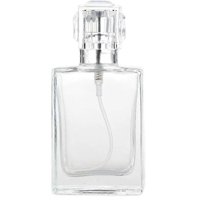 Perfume Nebulizer Refillable Glass Empty Nebulizer Clear Bottle with Cap Travel 30ml
