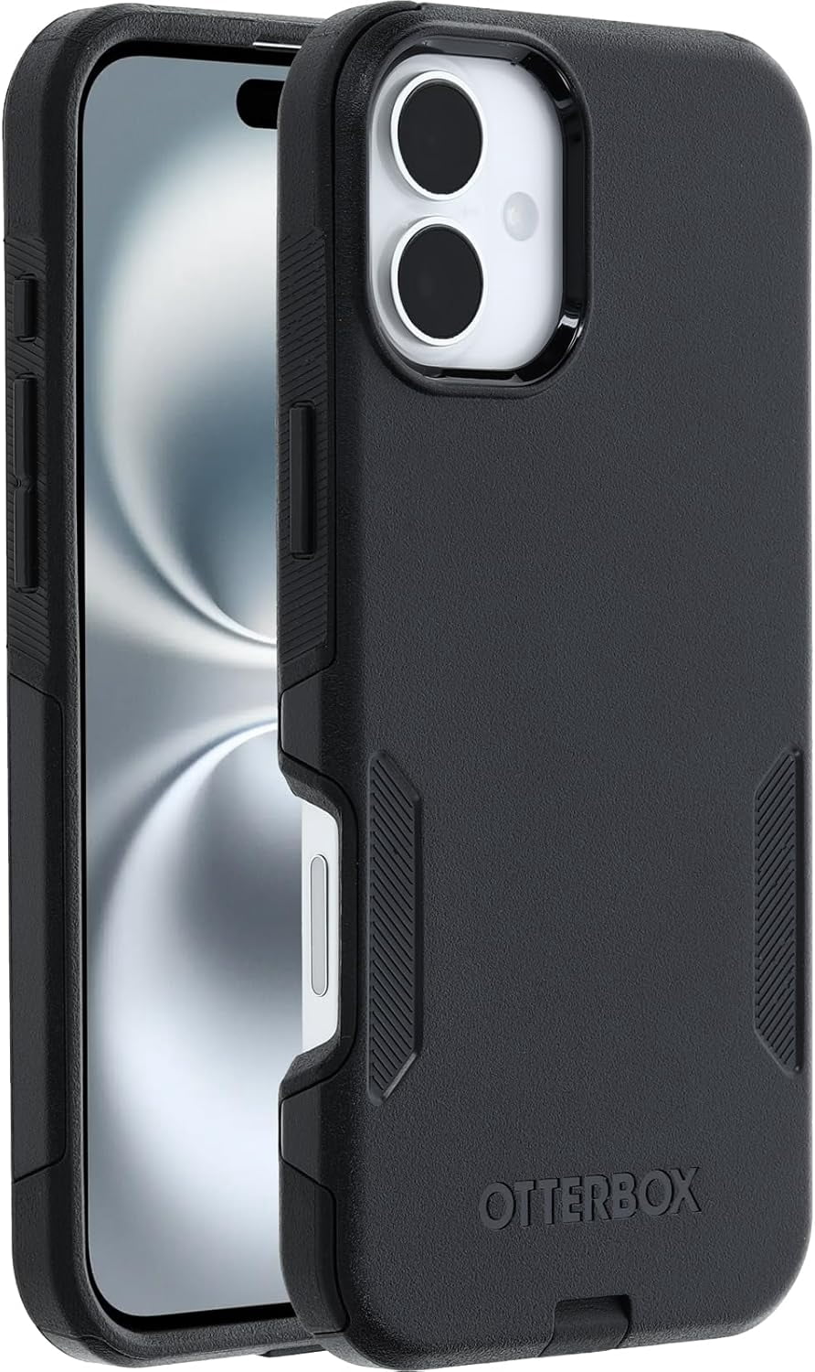 Restored OtterBox COMMUTER SERIES Case for iPhone 16 Plus - Black (Refurbished)