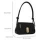 thumbnail image 5 of Bolso de hombro para mujer Bolsos Moda Brillante PU Sólido Bolso de compras para mujer (Negro) Ehuebsd Para Estrenar, 5 of 9