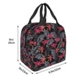 thumbnail image 3 of Fotbe Colorful Hawaii Palms Bolsa Térmica con Estampado y Forro de Aluminio Grueso Bolsa de Almuerzo con Bolsillo Frontal para Hombres y Mujeres, Ideal para Trabajo, Escuela, 3 of 8