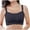 Black, variant on Women's Casual Removable Straps Breathable Bra - Two-Way Wear, Nylon Material, Sexy All-Season Underwear