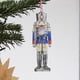 thumbnail image 3 of 4 piezas de adorno de cascanueces de Navidad, soldado de cascanueces de madera, figura de cascanueces, para fiesta de Navidad, de Navidad,, 3 of 9