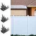 thumbnail image 4 of Injueey 12x Picos de cerca disuasorios para animales, propiedad con pernos de metal, púas de cerca, seguridad, anti-escalada Jardín y Patio, 4 of 6
