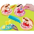 Kids Little Dentist Play Dough Set Toy Doctor Drill and Fill Playset Playdough Toy Set children