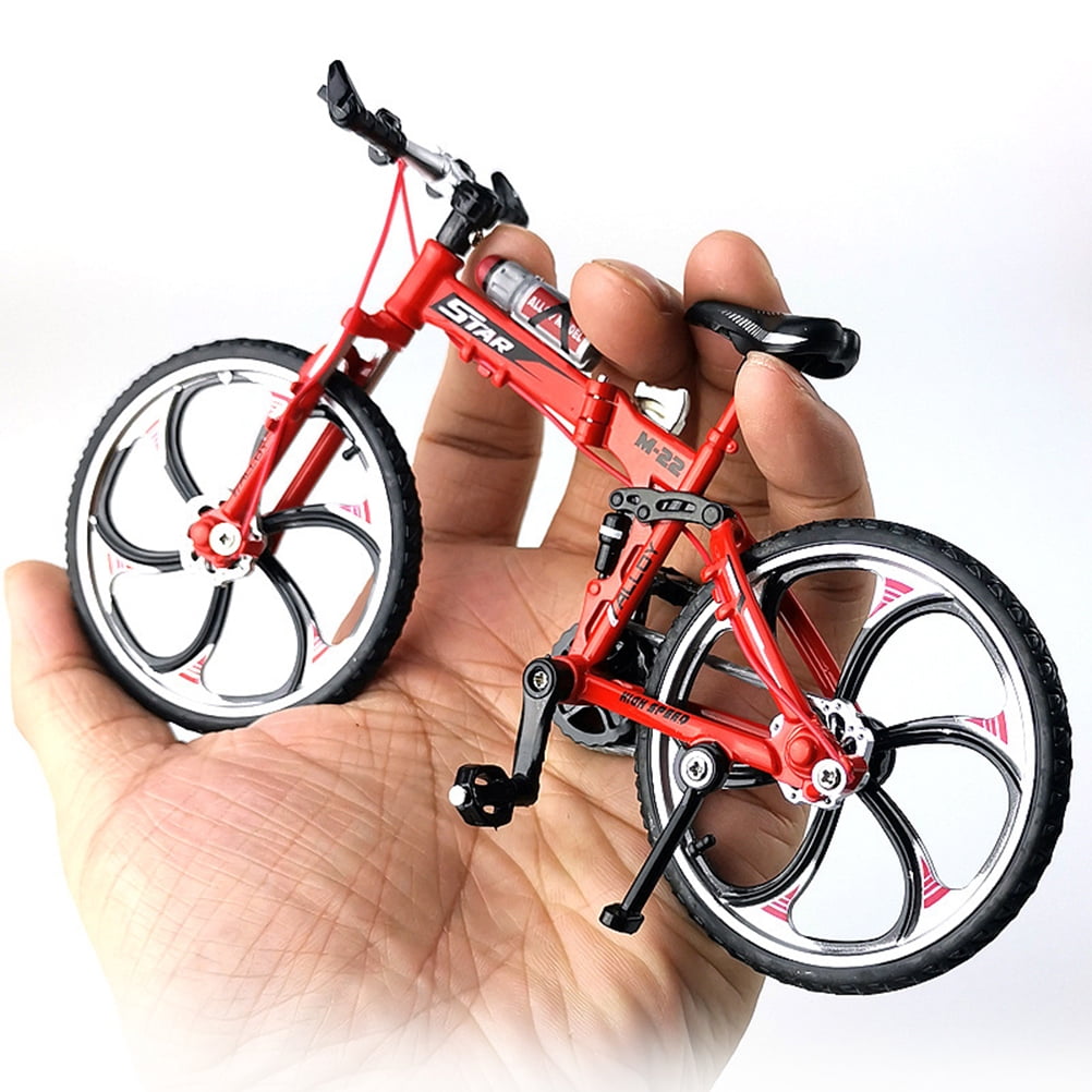 1/10 Bicycle Model Velodrome Racing Bike Black Handicraft Bicycle Toy 