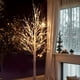 thumbnail image 4 of Lámpara de pie LED con forma de árbol de abedul en tamaños de 121.92cm, 152.4cm y 182.88cm, un árbol de abedul artificial adornado con luces, ideal para decoración del hogar, bodas,, 4 of 18