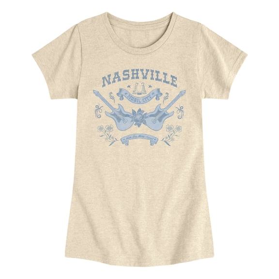 Instant Message - Nashville Wish You Were Here Fitted Short Sleeve Graphic T-Shirt