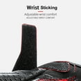 thumbnail image 3 of BSDDP Breathable Motorcycle Gloves with Carbon Fiber Knuckle Protection, Touch Screen Compatible - Red/Black/White, 3 of 7