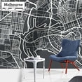 thumbnail image 3 of IDEA4WALL 6pcs Nordic Style Peel and Stick Wallpaper Removable Wall Murals Large Wall Stickers for Home Decoration, 100"x24", 3 of 5