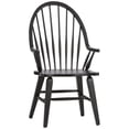 thumbnail image 1 of Liberty Furniture Hearthstone Ridge Windsor Back Arm Chair, Black (Set of 1), 1 of 7