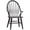 Rustic Black, variant on Pemberly Row Traditional Dark Brown Windsor Back Arm Chair - Black