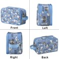 thumbnail image 2 of Toiletries Bag,Dog with Woof and Bark Mens Womens Toiletry Bag Bathroom Bag,Waterproof Toiletry Travel Bag Dopp Kit Shaving Bag 11x6.3x5.1 Inch, 2 of 5