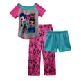 thumbnail image 1 of L.O.L. Surprise Girls' Pajama Fun Top, Pants, Short 3 Pc Sleepwear, 1 of 12
