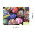 thumbnail image 3 of Front Door Mat Indoor Outdoor Outside Entrance - 16*24in Washable Easter Eggs1 Thin Bathroom Rugs Fit Under Door, Bath Rugs for Bathroom, Kitchen Rugs Mats for Floor, 3 of 6