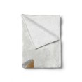 thumbnail image 2 of Egret Soft Flannel Fleece Throw Blanket, Macro Photo of Flying Heron Bird Wild Nature Fauna, Cozy Plush for Indoor and Outdoor Use, 50" x 60", Cinnamon Charcoal Grey, by Ambesonne, 2 of 6
