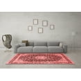 thumbnail image 3 of Ahgly Company Indoor Square Persian Red Traditional Area Rugs, 6' Square, 3 of 4