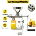 thumbnail image 2 of VEVOR Manual Oil Press Stainless Steel #304 Hand Press Household Oil Extractor Oil  Machine Peanut Nuts Seeds Oil Press Household, 2 of 9
