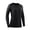 black, variant on Women‘S Long Sleeved Compression Yoga Wear Professional High End Fashion Running Fitness Sports Mountain Climbing Quick Drying T Shirt Workout Tops