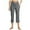 Grey, variant on PMVFHDE Women High Waist Straight Leg Yoga Pants For Women Athletic Workout Crop Leggings 21 Inch Black,L