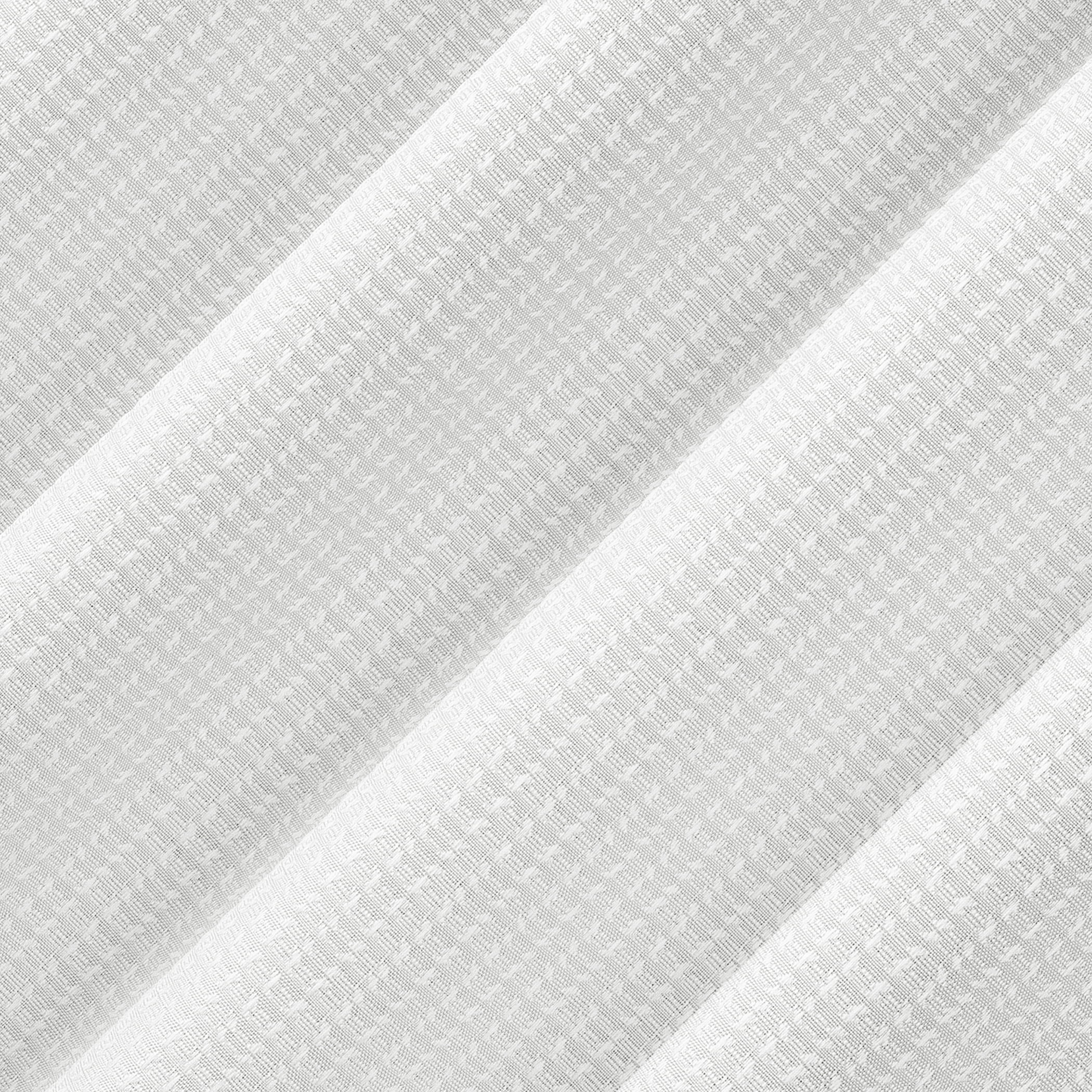 Sun Zero Vance 2-Piece Magnetic Closure 100% Blackout Back Tab Curtain Panel Pair, 37"x63", White